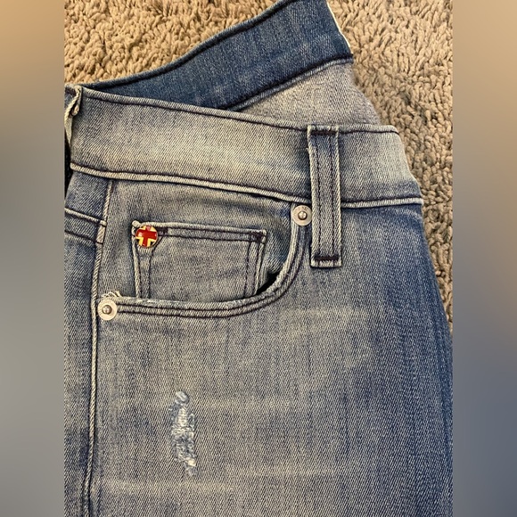 👖Hudson • women’s super skinny distressed jeans • 24 • EUC - Picture 5 of 14